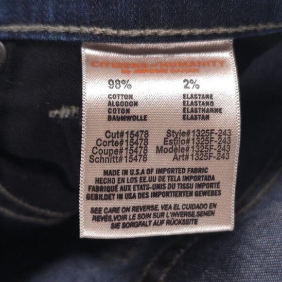 Citizens of‎ Humanity JEROME DAHAN 1325F-243 USA MADE Dita Petite Bootcut Leg 29 - Picture 13 of 14